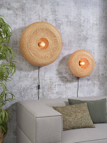 MUZZA NÁSTENNÁ LAMPA PALAWAN L PRÍRODNÁ