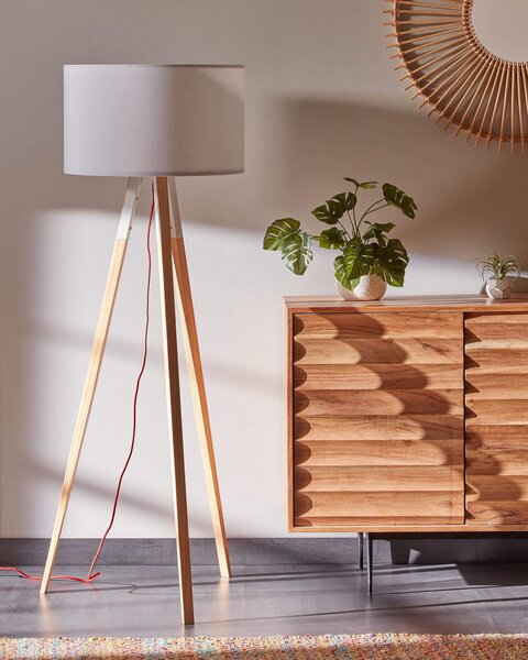MUZZA STOJACIA LAMPA UNAGI PRÍRODNÁ