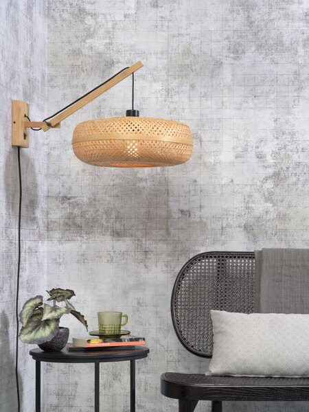 MUZZA NÁSTENNÁ LAMPA PALAWAN NATURAL PRÍRODNÁ 40 X 15