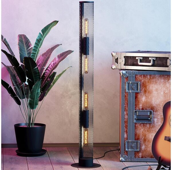 Eglo 43537 - Stojacia lampa REDCLIFFE 4xE27/40W/230V