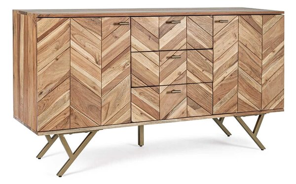 MUZZA Komoda raida 2 dvere 140 x 76 cm