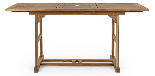 MUZZA Rozkladací záhradný stôl Noemi 120 - 160 x 70 cm