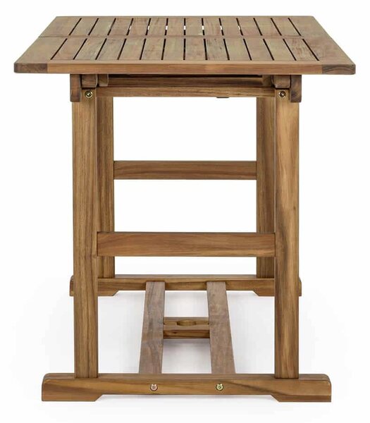 MUZZA Rozkladací záhradný stôl Noemi 120 - 160 x 70 cm