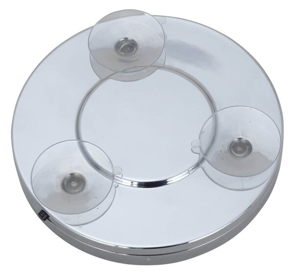 WENKO LED nástenné zrkadlo MOSSO chróm 15x15x3 cm