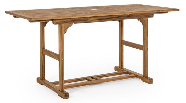 MUZZA Rozkladací záhradný stôl Noemi 120 - 160 x 70 cm