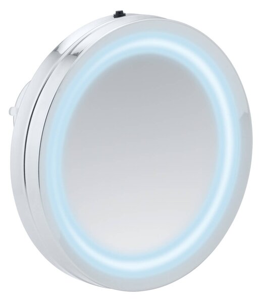 WENKO LED nástenné zrkadlo MOSSO chróm 15x15x3 cm