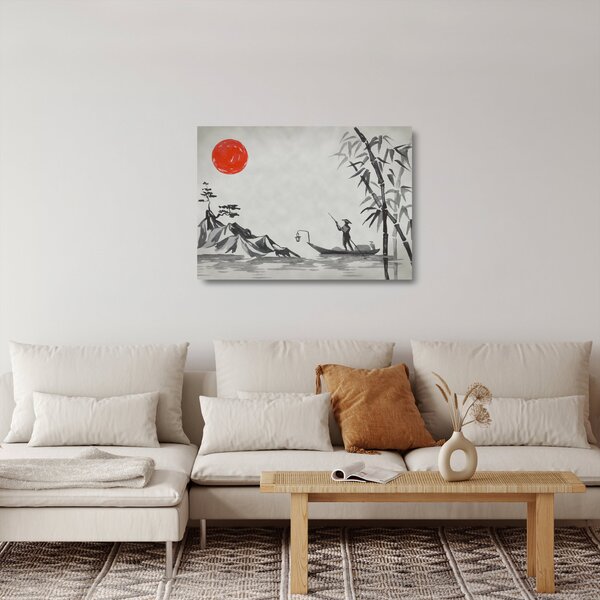 Sklenený obraz - Hora Fuji (70x50 cm)