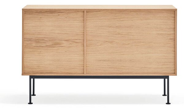 MUZZA Komoda okoy 128 x 81 cm antracit