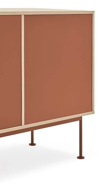 MUZZA Komoda okoy 180 x 81 cm oranžová