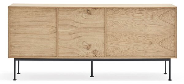 MUZZA Komoda okoy 180 x 81 cm antracit