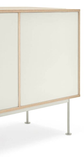 MUZZA Komoda okoy 180 x 81 cm krémová