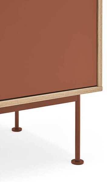 MUZZA Komoda okoy 180 x 81 cm oranžová