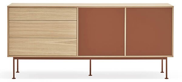 MUZZA Komoda okoy 180 x 81 cm oranžová