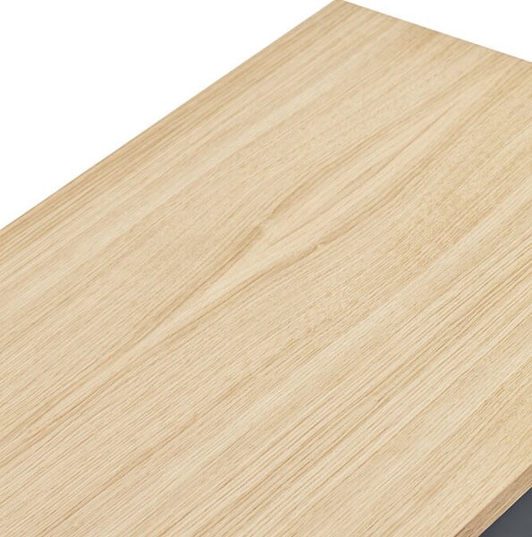 MUZZA Komoda okoy 180 x 81 cm antracit