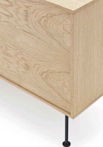 MUZZA Komoda okoy 180 x 81 cm antracit
