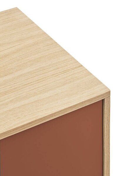 MUZZA Komoda okoy 180 x 81 cm oranžová