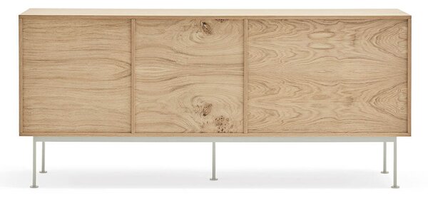 MUZZA Komoda okoy 180 x 81 cm krémová