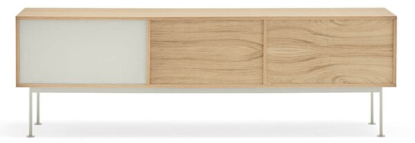 MUZZA TV stolík okoy 180 x 59 cm krémový