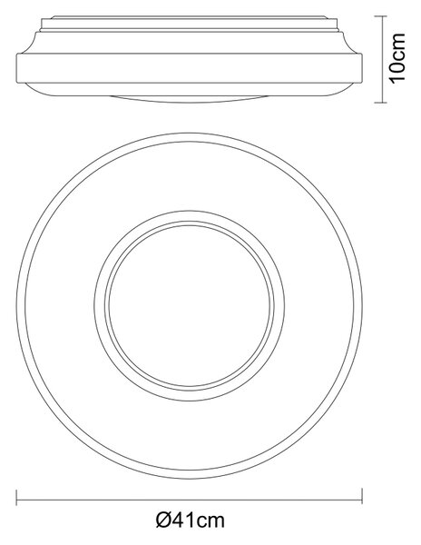 GLOBO COLLA 41742-24 Stropné svietidlo