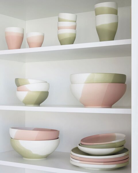MUZZA Porcelánová miska Aya Ø 24,3 cm ružová