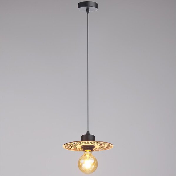 Luster na lanku FALCO 1xE27/60W/230V pr. 20 cm béžová
