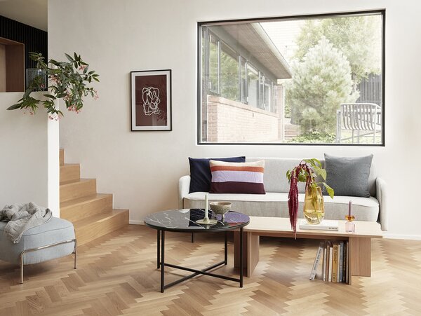 MUZZA Konferenčný stolík wing 120 x 50 cm prírodný