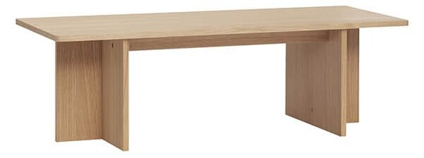 MUZZA Konferenčný stolík wing 120 x 50 cm prírodný