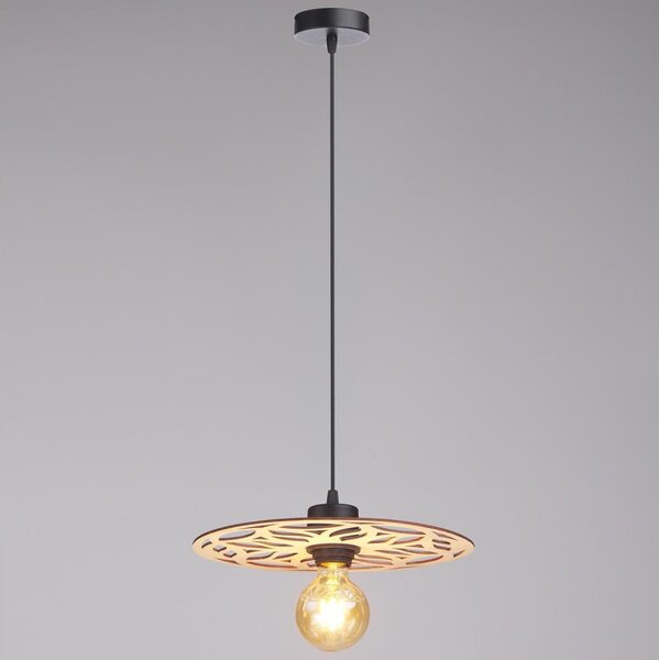 Luster na lanku FALCO 1xE27/60W/230V pr. 30 cm béžová