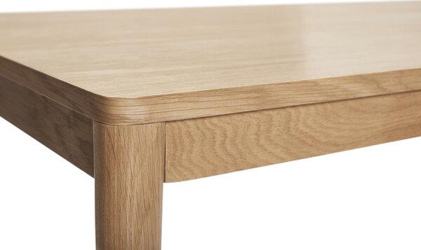 MUZZA Jedálenský stôl dining 140 x 80 cm prírodný