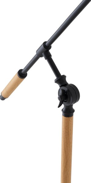 MUZZA Stojacia lampa lao čierna