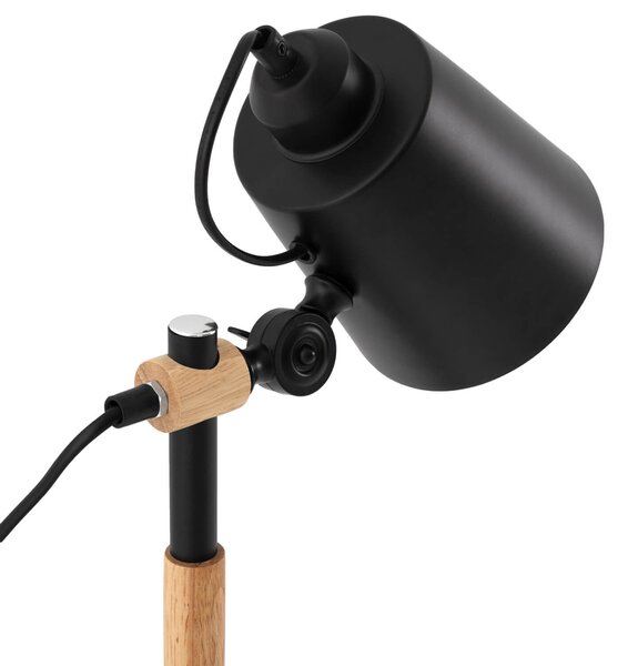 MUZZA Stolná lampa rai čierna