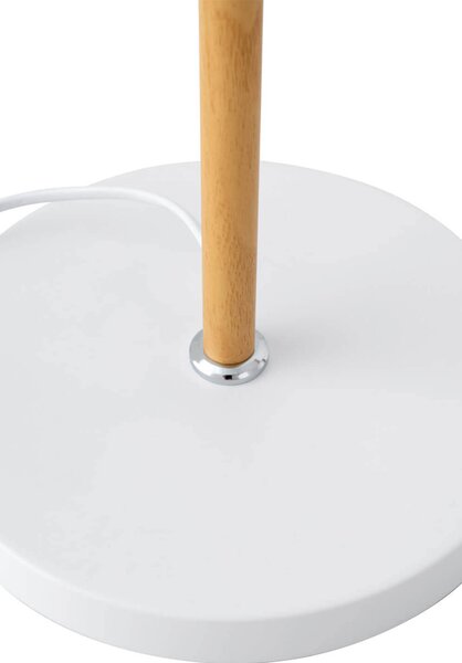 MUZZA Stojacia lampa lao biela