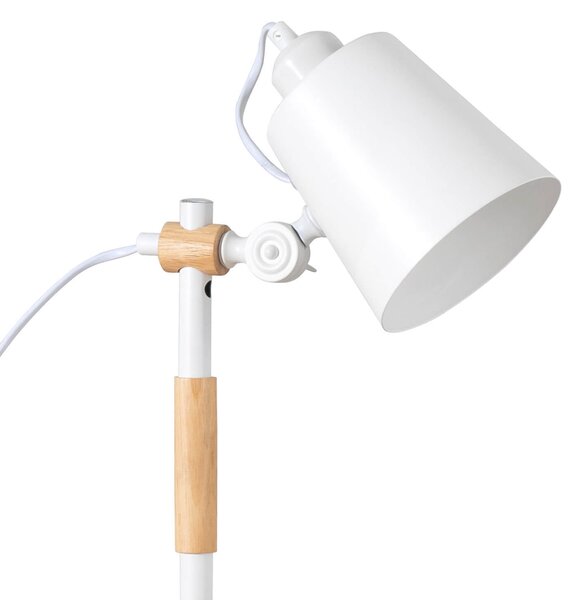 MUZZA Stolná lampa rai biela