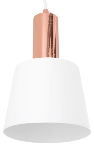 MUZZA Stropná lampa nerma biela