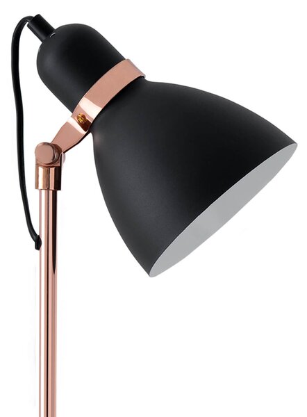 MUZZA Stolná lampa labsa čierna