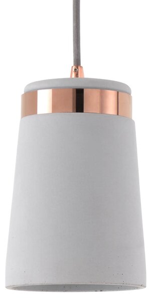MUZZA Stropná lampa niareb svetlosivá