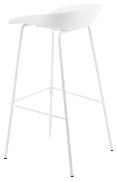MUZZA Barová stolička atten 74 cm biela