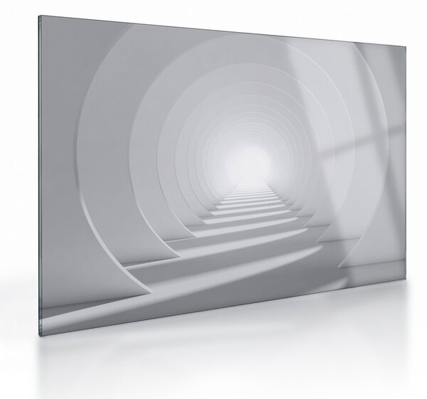 Sklenený obraz - 3D tunel (70x50 cm)