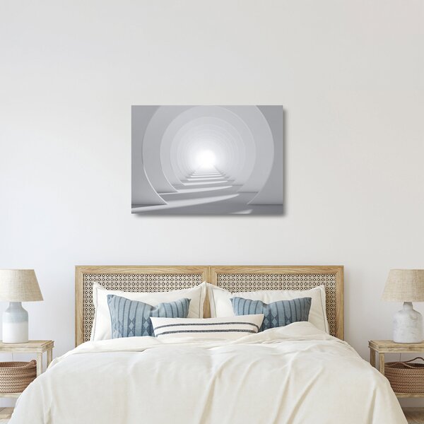 Sklenený obraz - 3D tunel (70x50 cm)