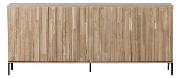 MUZZA Komoda gravure 200 x 85 cm prírodný dub