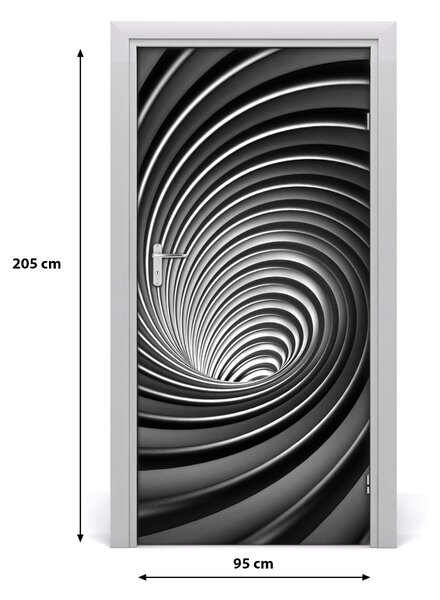 Samolepiace fototapety na dvere abstrakcie vír 95x205 cm