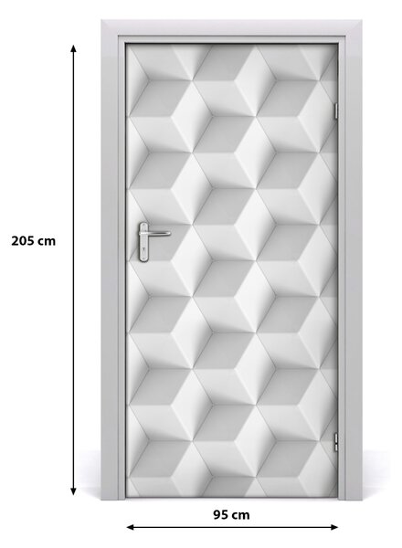 Samolepiace fototapety na dvere abstrakcie 3D 95x205 cm