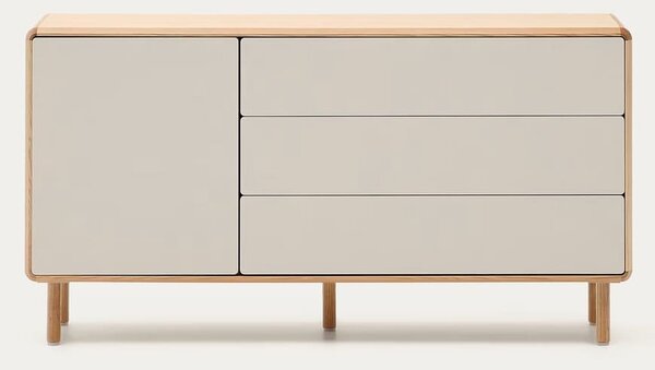 MUZZA Drevená komoda Marewa 150 x 78 cm