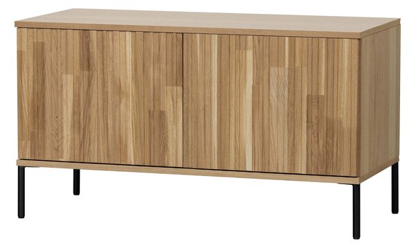 MUZZA TV skrinka gravure 100 x 56 cm prírodný dub