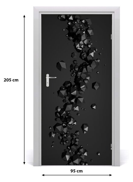 Samolepiace fototapety na dvere abstrakcie 3D 95x205 cm