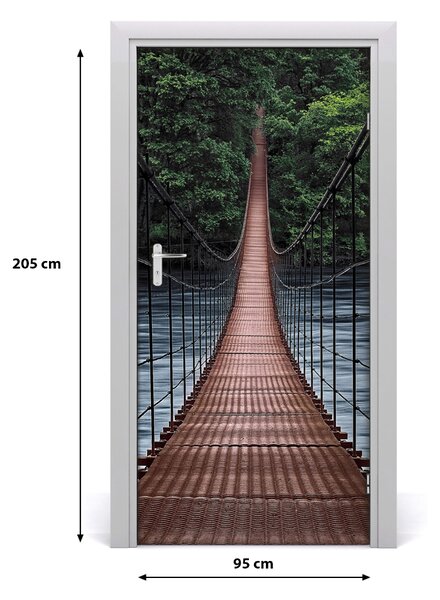 Fototapeta samolepiace na dvere visiaci most 95x205 cm