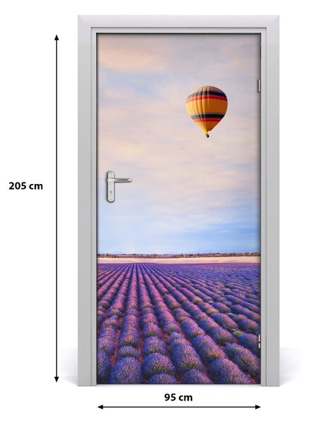 Fototapeta samolepiace na dvere Pola Lawenda 95x205 cm