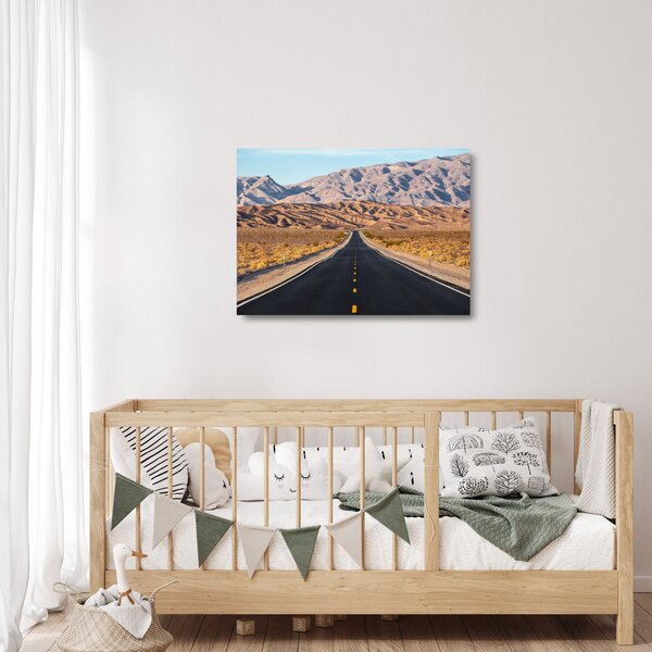 Sklenený obraz - Death Valley, Kalifornia, USA (70x50 cm)