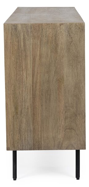 MUZZA Príborník darly 160 x 83 cm prírodný