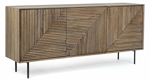 MUZZA Príborník darly 184 x 83 cm prírodný